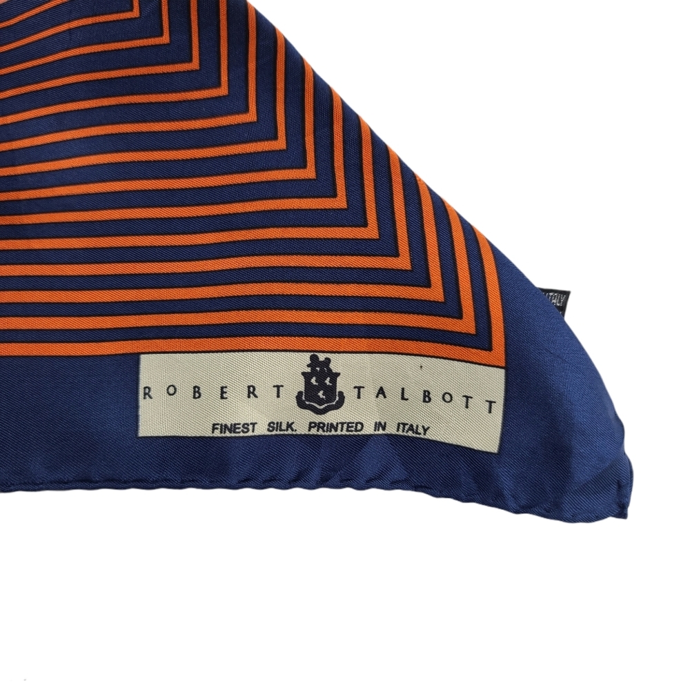 Robert Talbott Patterned Silk Scarf - image 4